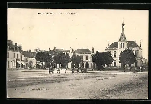 AK Mayet, Place de la Mairie