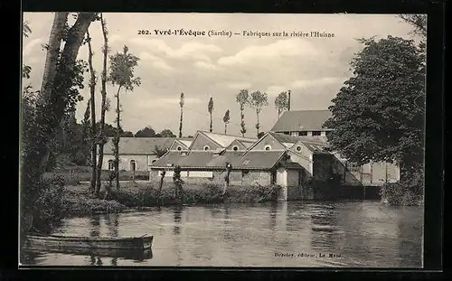AK Yvré-l`Évêque, Fabriques sur la rivière l`Huisne