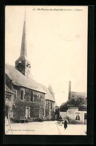 AK St-Pierre-de-Chevillé, L`Eglise