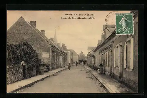 AK Laigné-en-Belin, Route de Saint-Gervais-en-Belin