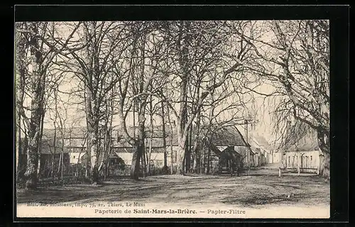 AK Saint-Mars-la-Brière, Papeterie, Papier-Filtre