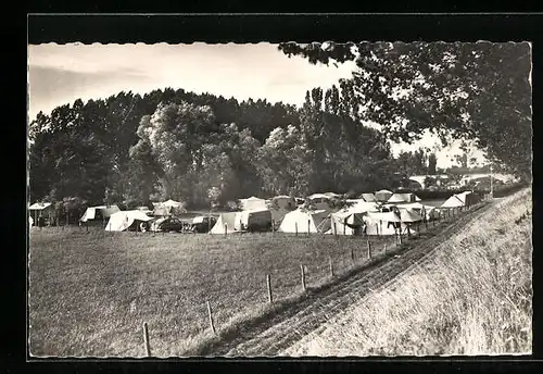 AK Noyen-sur-Sarthe, Terrain de Camping