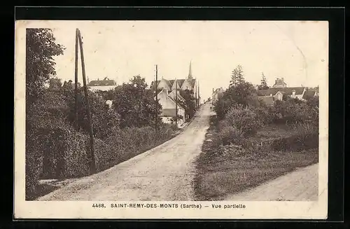 AK Saint-Remy-des-Monts, Vue partielle