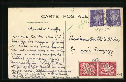 AK Saint-Remy-des-Monts, Vue partielle