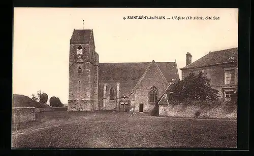 AK Saint-Remy-du-Plain, L`Eglise, cote Sud