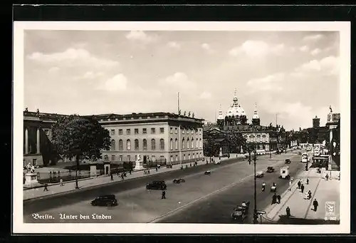 AK Berlin, Unter den Linden, an der Universität