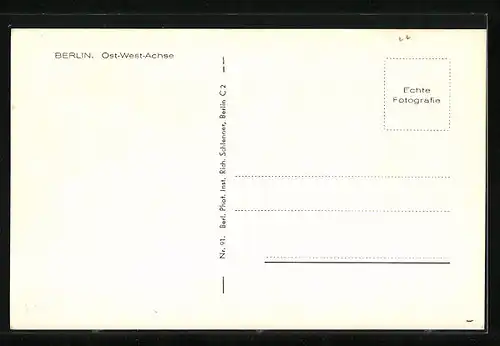 AK Berlin-Tiergarten, Ost-West-Achse mit Autos