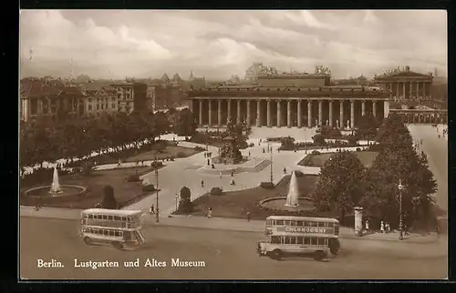 AK Berlin, Lustgarten und Altes Museum