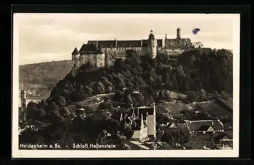 AK Heidenheim a. Bz., Schloss Hellenstein von Nordseite