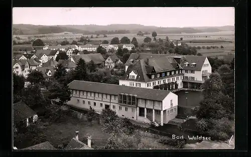 AK Bad Waldsee, Ortsansicht mit Umgebung