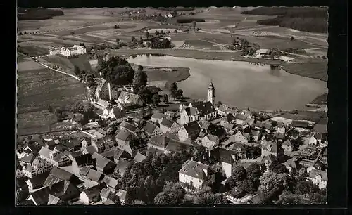 AK Kisslegg /Allgäu, Ortsansicht mit Haus Loretto