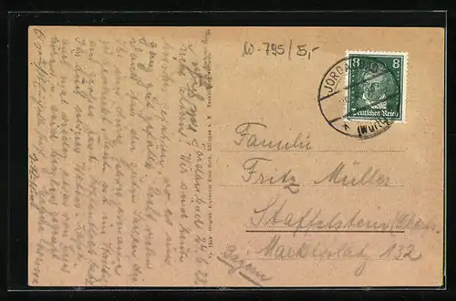 AK Jordanbad b. Biberach, Ortsansicht mit Wald