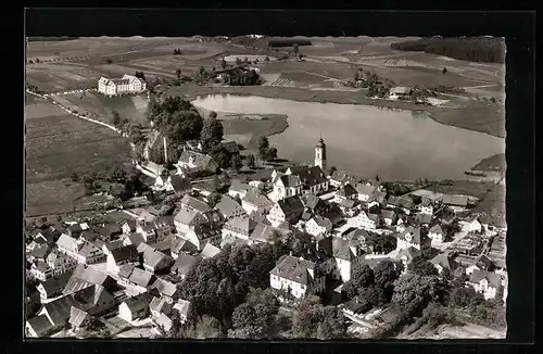 AK Kisslegg /Allgäu, Ortsansicht mit Haus Loretto