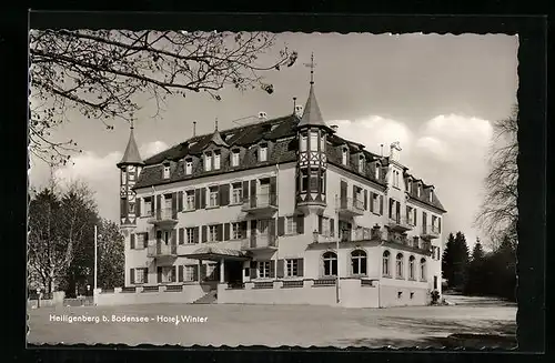 AK Heiligenberg b. Bodensee, Hotel Winter