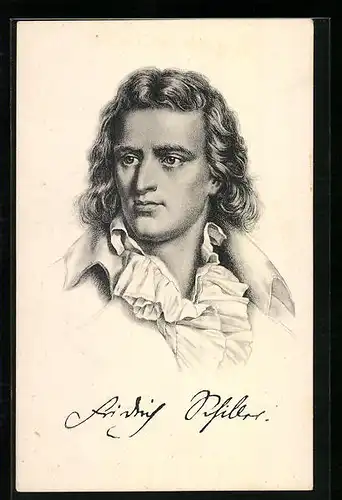 Künstler-AK Friedrich von Schiller