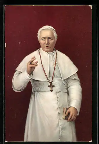 AK Papst Pius X. im weissen Gewand