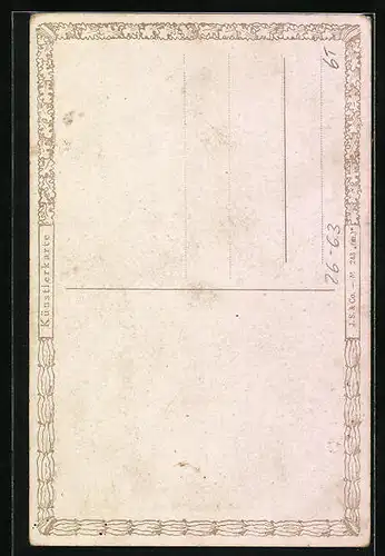 Künstler-AK Maxim Trübe: Das Kriegsbrüderlein