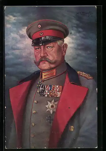 AK Paul von Hindenburg in Uniform