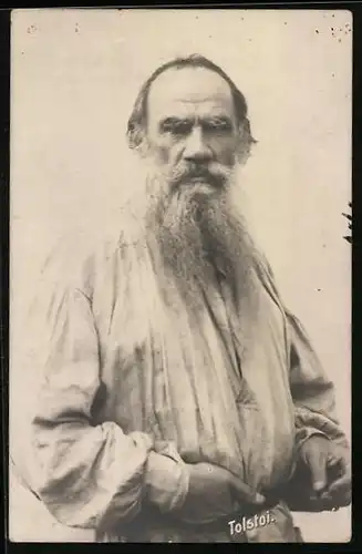 AK Russicher Dichter Tolstoi