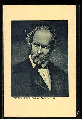 AK Porträt Friedrich Hebbel