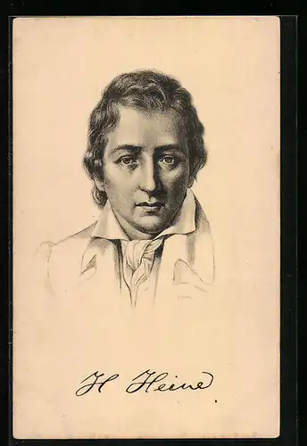 AK Lyriker Heinrich Heine