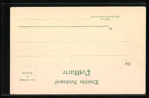 AK Gottfried Keller im Halbprofil