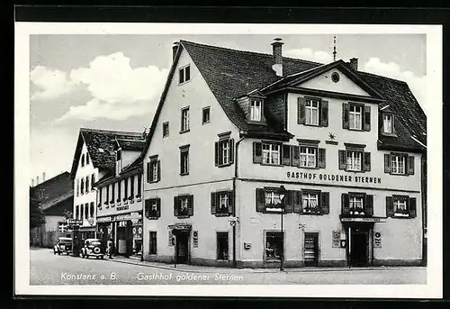 AK Konstanz a. B., Gasthof goldener Sternen