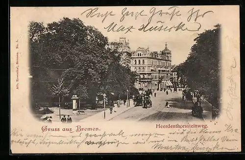 AK Bremen, Heerdenthorsteinweg-Strasse