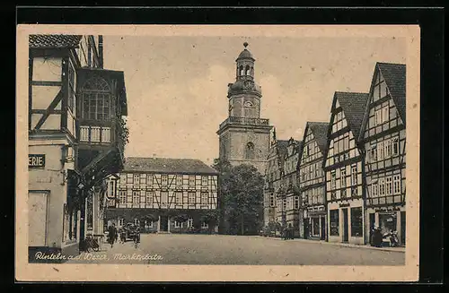 AK Rinteln a. d. W., Marktplatz