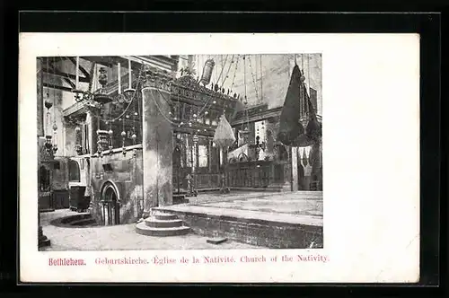 AK Bethlehem, Geburtskirche, Innenansicht