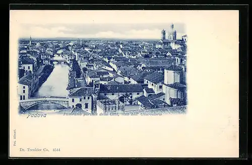 AK Padova, Panorama parziale della Città, visto dall'Osservatorio