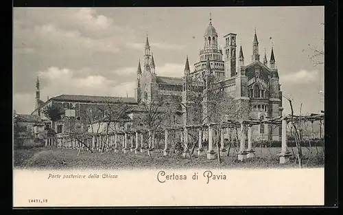 AK Certosa di Pavia, Parte posteriore della Chiesa