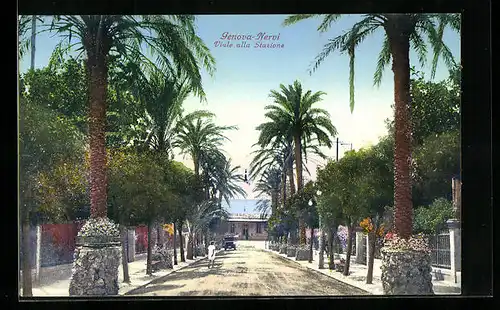 AK Genova-Nervi, Viale alla Stazione