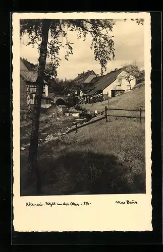 Foto-AK Max Baur: Altenau, Idyll an der Oker