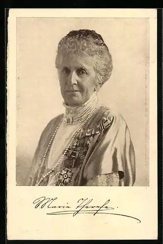 AK Königin Maria Therese von Bayern im Portrait