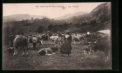 AK Bourg-St-Maurice, La Foire