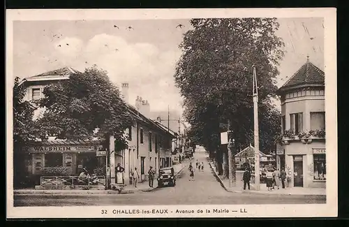 AK Challes-les-Eaux, Avenue de la Mairie