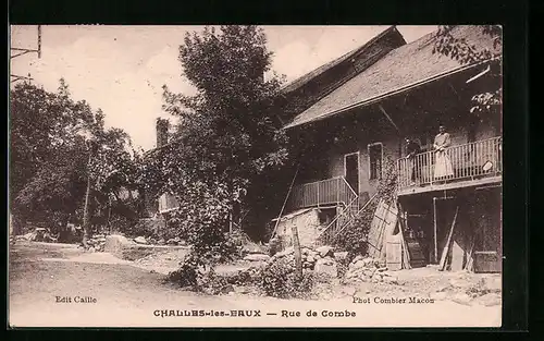 AK Challes-les-Eaux, Rue de Combe