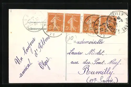 AK Albens, Place Centrale