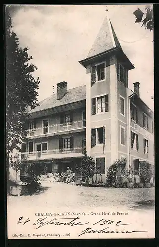 AK Challes-les-Eaux, Grand Hotel de France