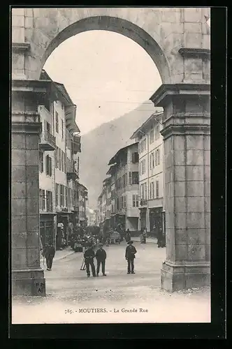 AK Moutiers, La Grande Rue