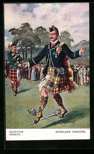 AK Scottish Sports, Highland Dancing, Volkstanz