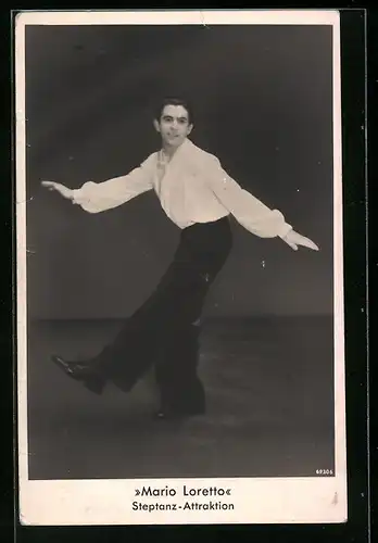 AK Mario Loretto bei einer Steptanz-Attraktion
