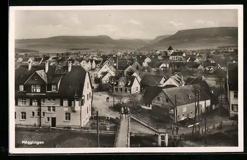 AK Mögglingen, Teilansicht aus der Vogelschau