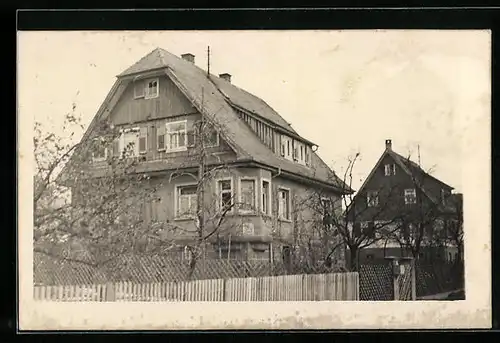 Foto-AK Stammheim / Calw, 1951, Gebäudeansicht