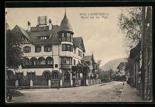 AK Bad Liebenzell, Partie bei der Post