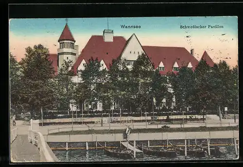 AK Berlin-Wannsee, Schwedischer Pavillon