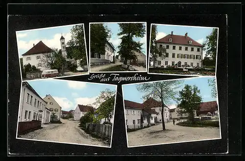AK Tagmersheim, Gebäudeansichten, Lebensmittelgeschäft von Maria Bauch & Josef Bauch