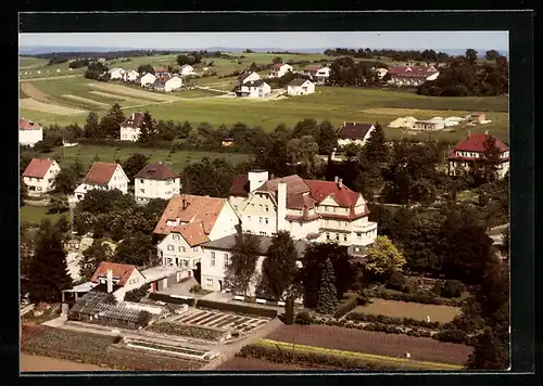 AK Möttlingen, Ortsansicht aus der Vogelschau