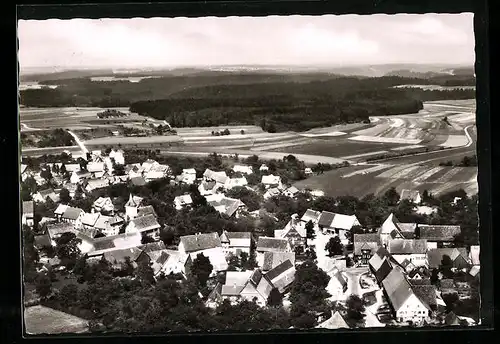 AK Marschalkenzimmern im Schwarzwald, Ortsansicht vom Flugzeug aus